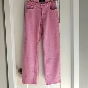 Hollister Low Rise Dad Jean in pink